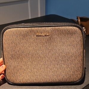 Michael Kors Tan Toiletry Bag for Men